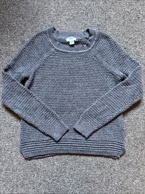 Old Navy Women's Gray Knit Sweater